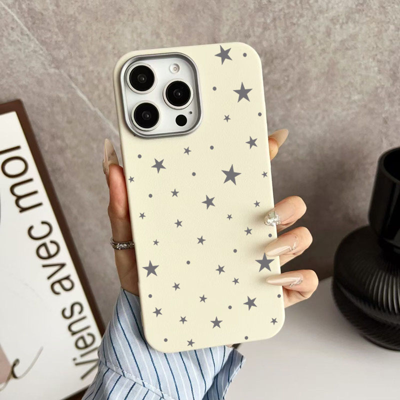 Phone Cases Motorola Edge 2025 - Ins Korean Full Screen Gray Stars