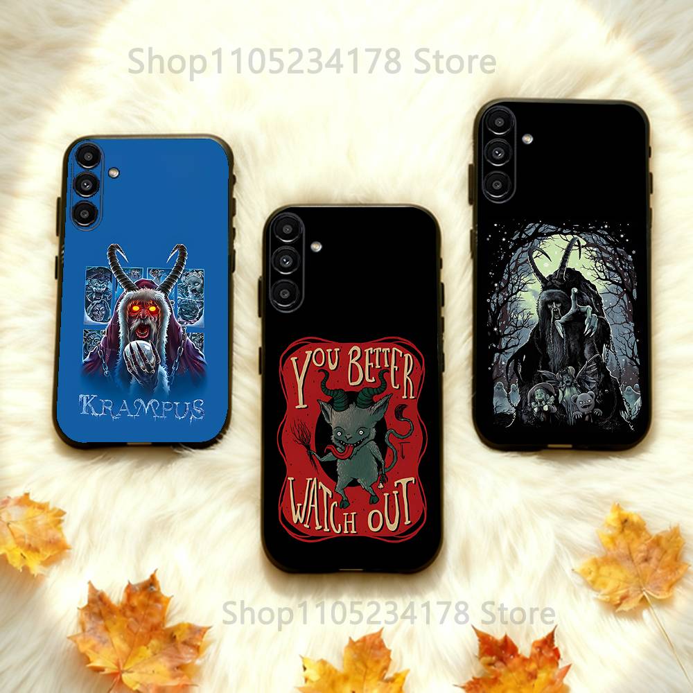 Phone Cases Ugly - Ugly K-krampus art Phone Case Silicone