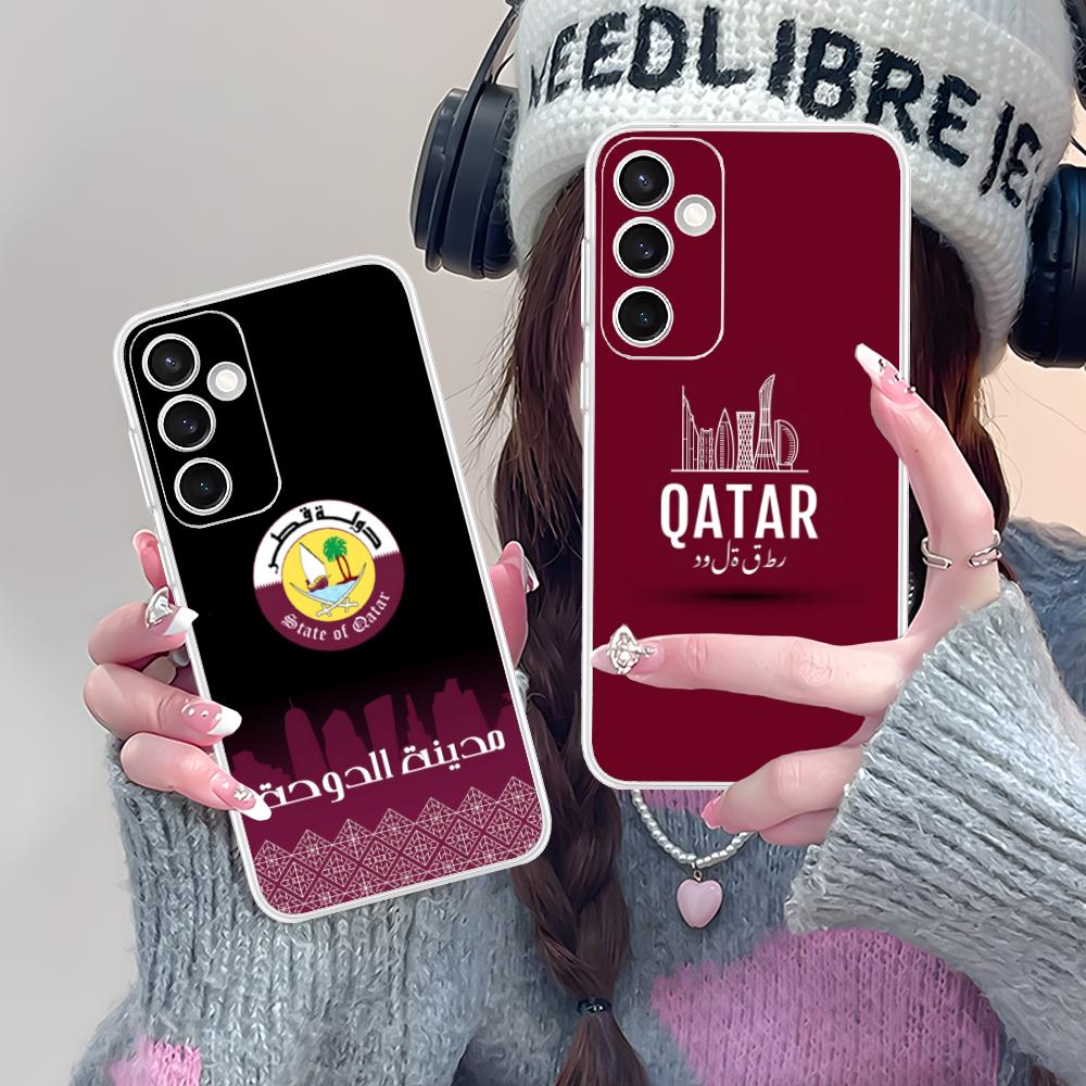 Phone Cases Qatar - Qatar Flag Clear Mobile Phone Case