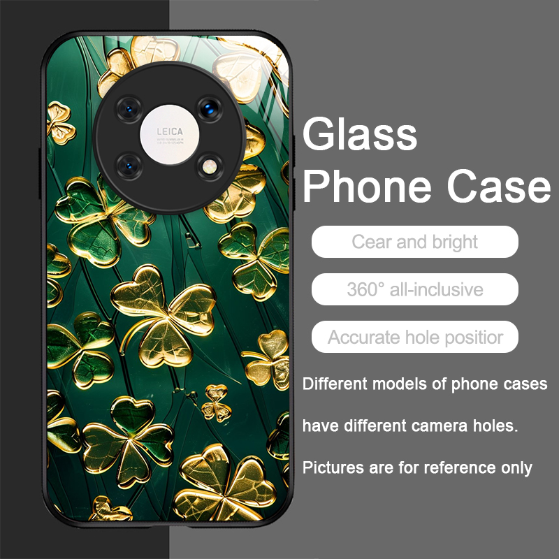 Luxurious Green Four-leaf Clov - огляд і ціна Phone Cases Green