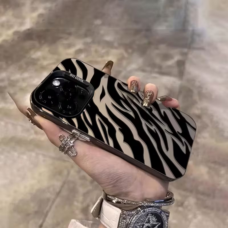 Zebra Pattern Black Advanced I - огляд і ціна Phone Cases Apple