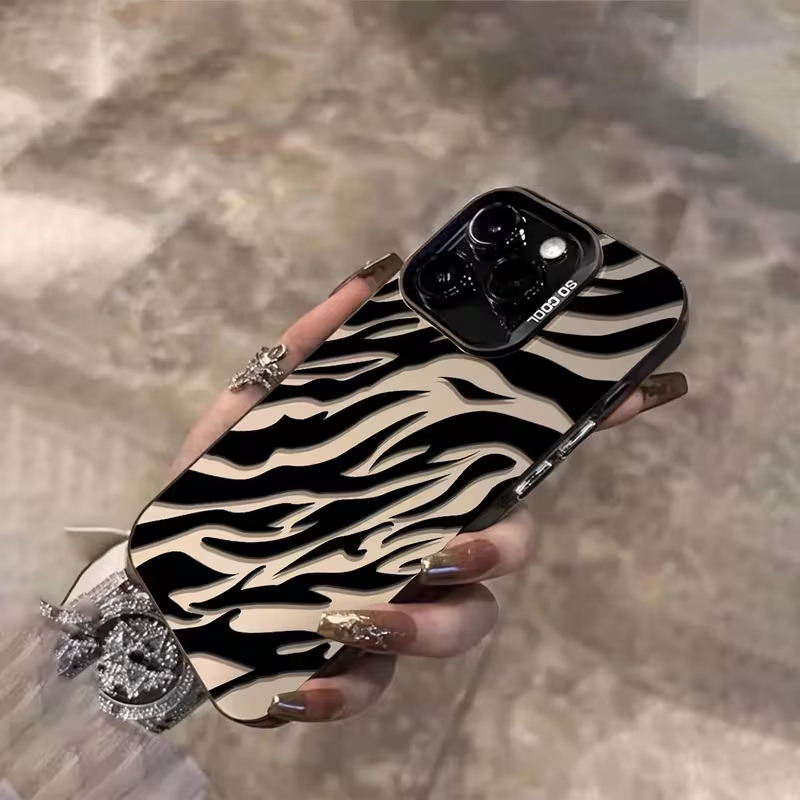 Zebra Pattern Black Advanced I - огляд і ціна Phone Cases Apple