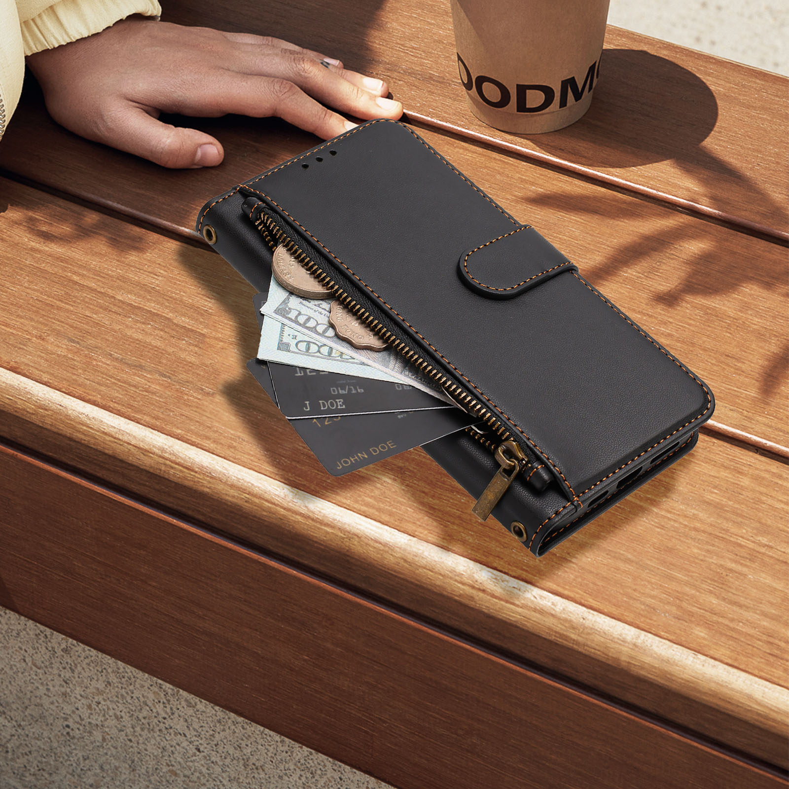 Folio Magnetic Wallet Flip Lea - огляд і ціна Leather Folio Wallet Case