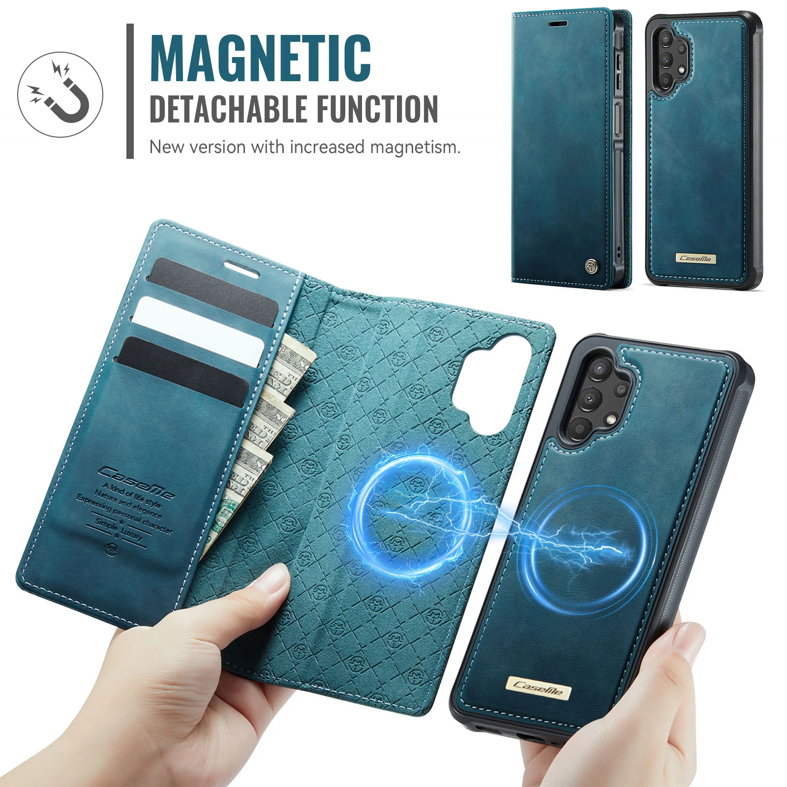 Caseme-C49 Folio Detachable Ma - огляд і ціна Leather Folio Wallet Case