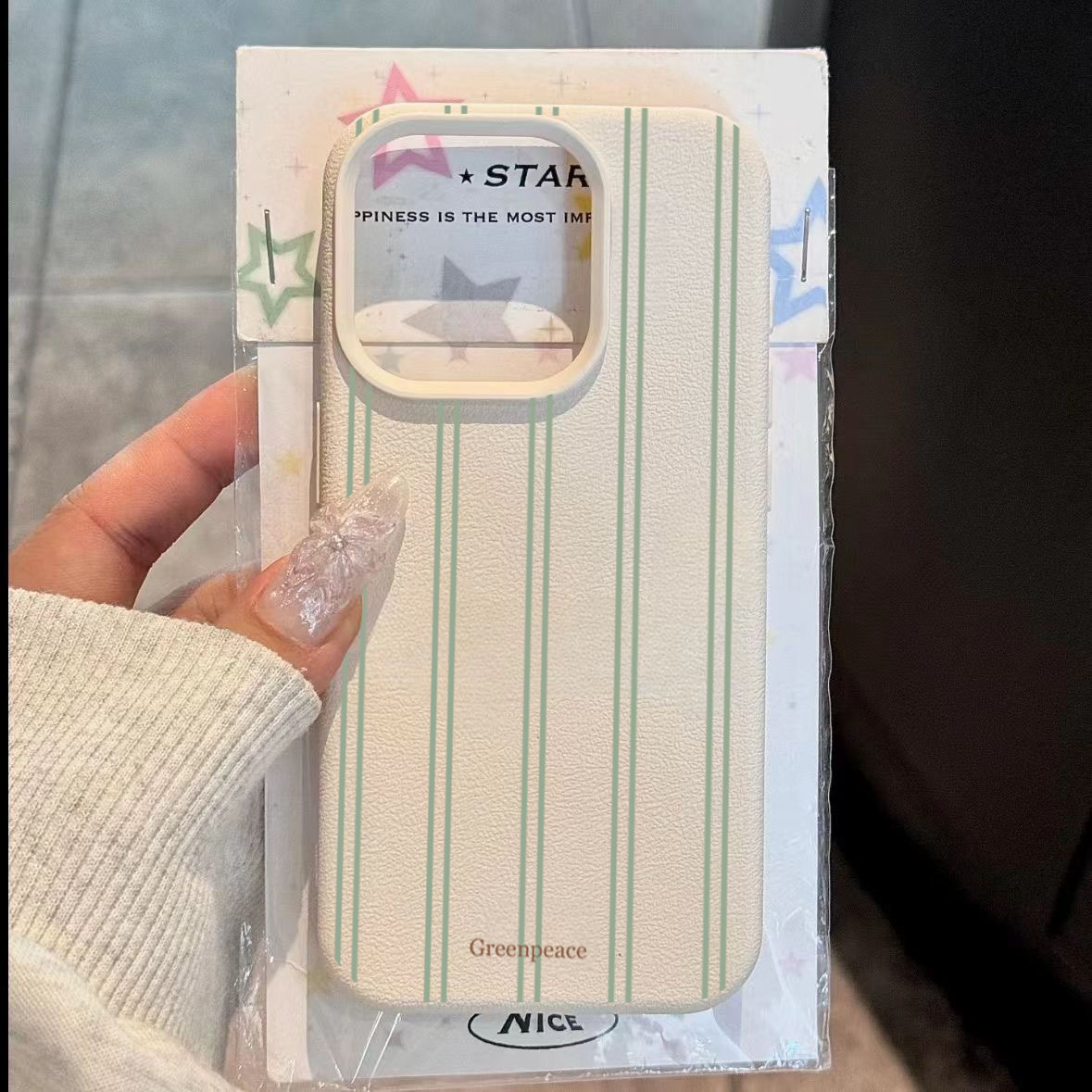 The Green Stripe Lichee Patter - огляд і ціна Phone Cases Green