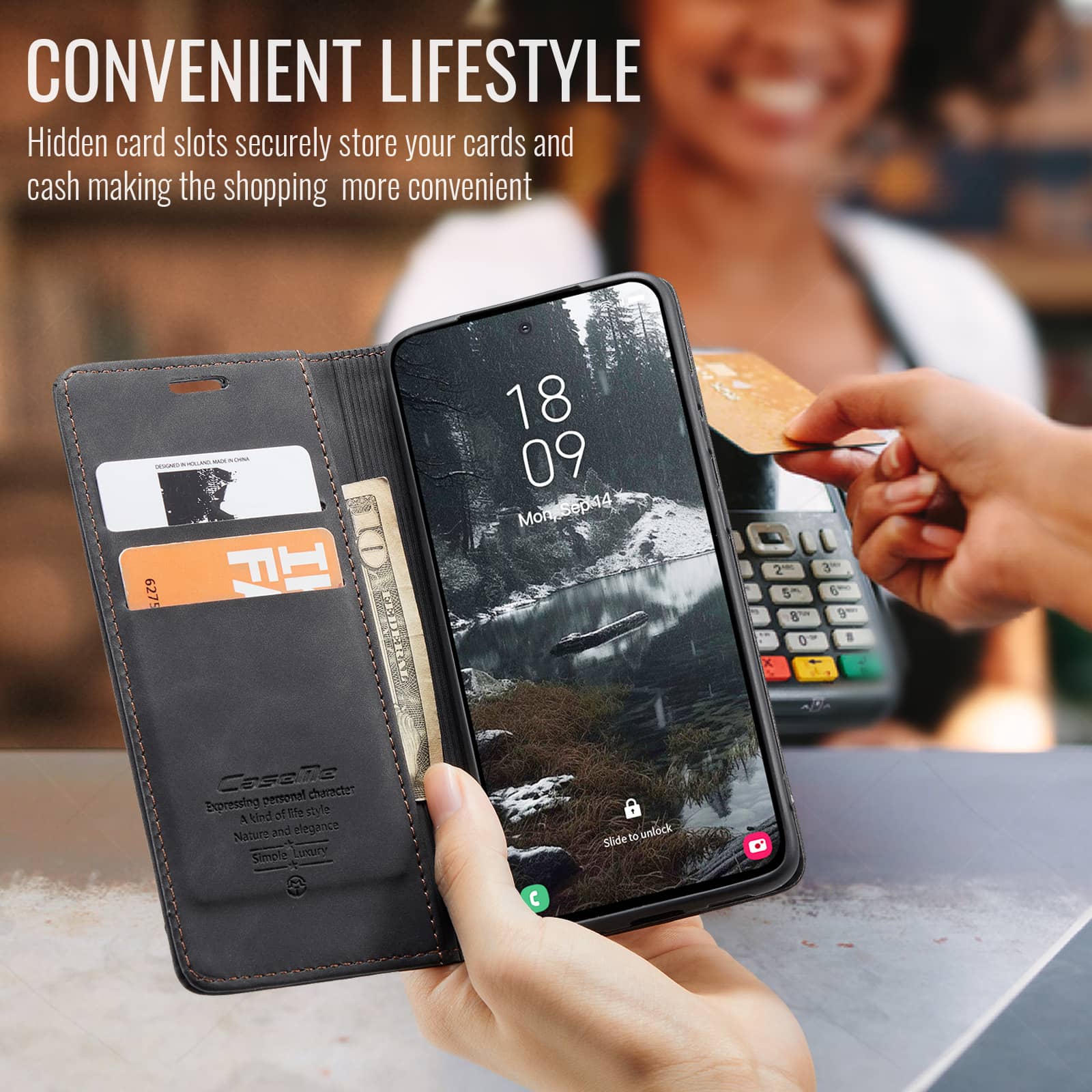 Flip Wallet Case for Samsung G - огляд і ціна Leather Folio Wallet Case
