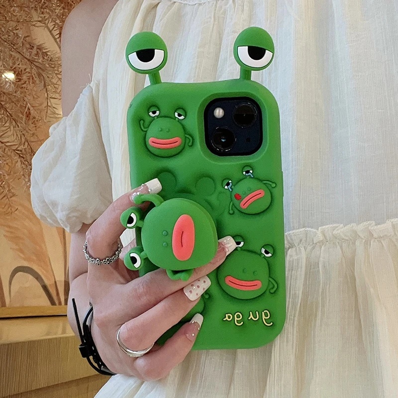 Cartoon silicone telescopic ro - огляд і ціна Phone Cases Ugly