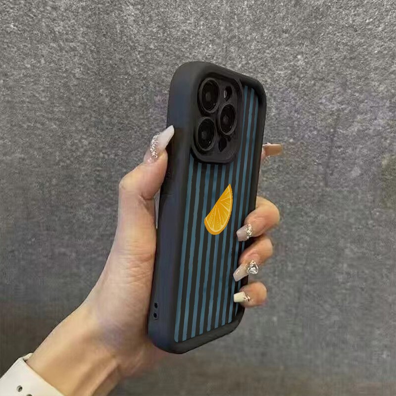 Striped Lemon Slice Pattern Ph - огляд і ціна Phone Cases Xs