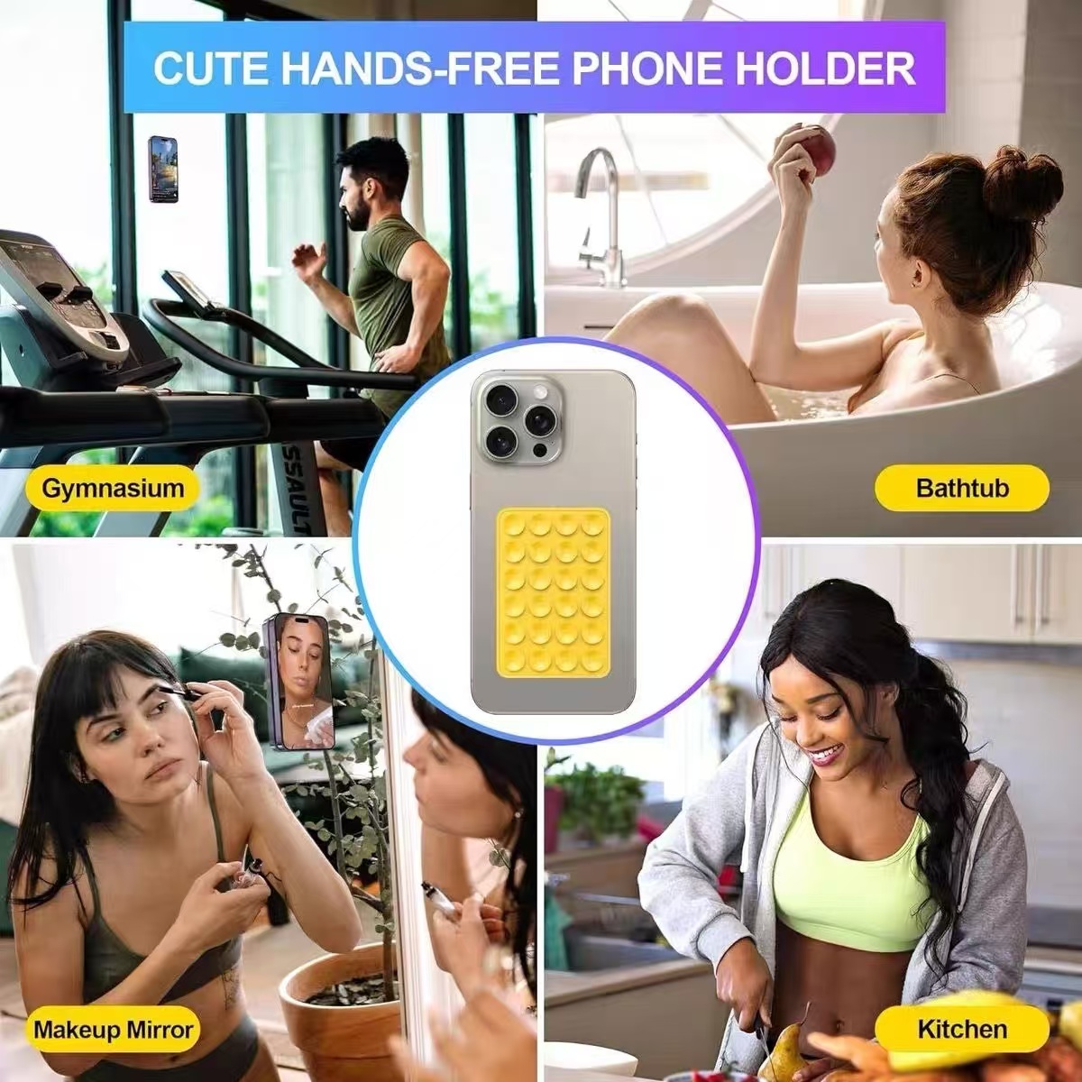 Multi functional silicone suct - огляд і ціна Phone Cases Apple
