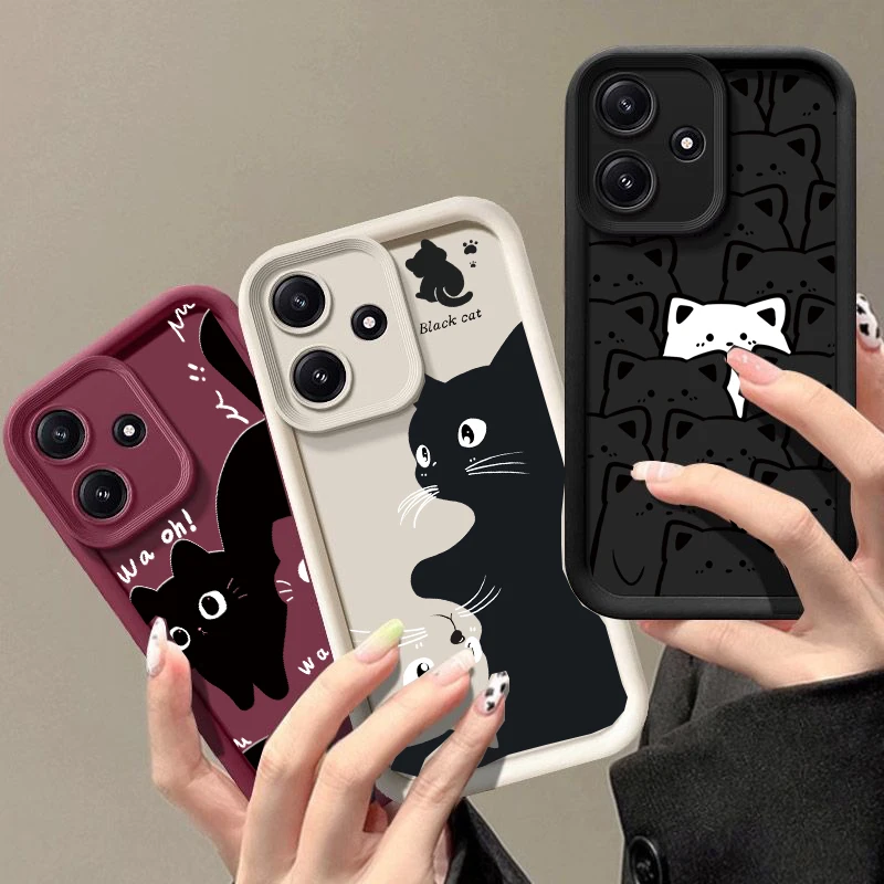 INS Cartoon Black Cat Phone Ca - огляд і ціна Phone Cases Motorola Edge 2025