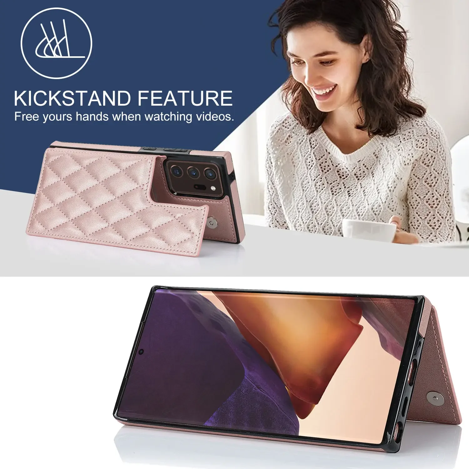 For Samsung Galaxy Note 10 Plu - огляд і ціна Leather Folio Wallet Case