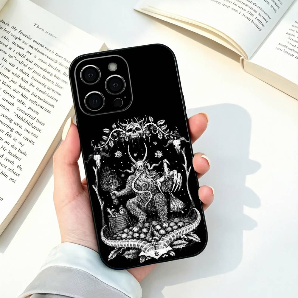Ugly K-krampus art Black Phone - огляд і ціна Phone Cases Ugly