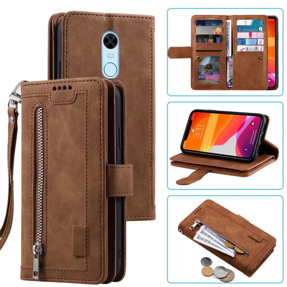 9 Cards Wallet Case for Redmi  - огляд і ціна Leather Folio Wallet Case