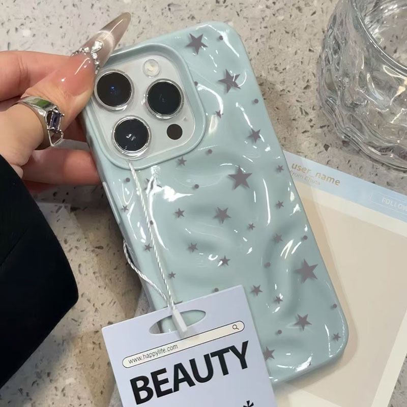 Minimalist Cute Star Wave Text - огляд і ціна Phone Cases Green